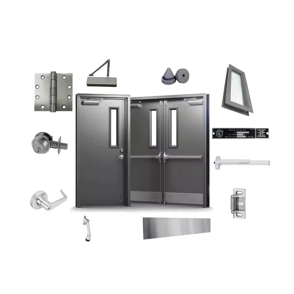 Excellent Anti-Theft Performance Steel Fire Rated Entry Door for Public Buildings