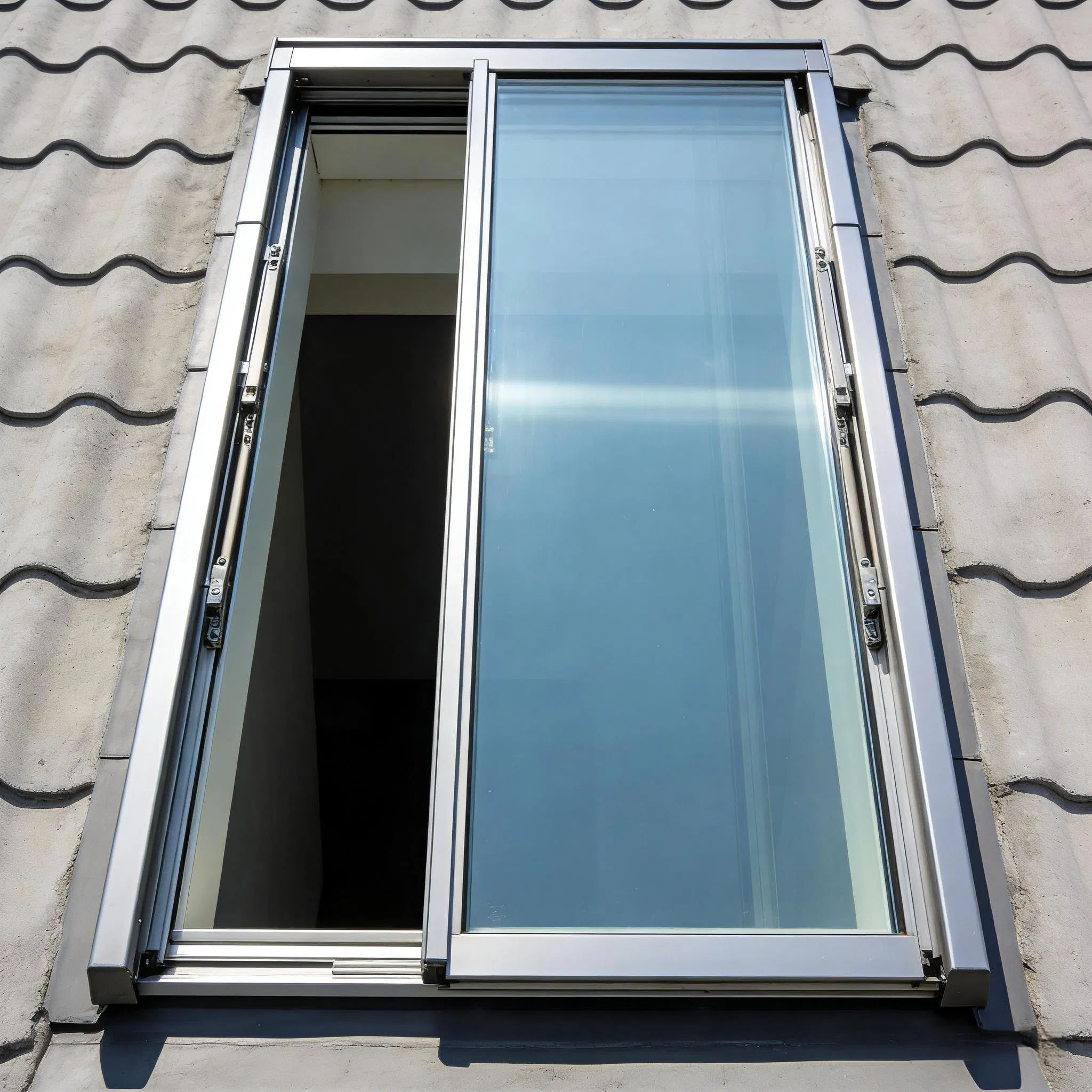 Stylish Aluminum Alloy Sliding Skylight with Anodized Protection