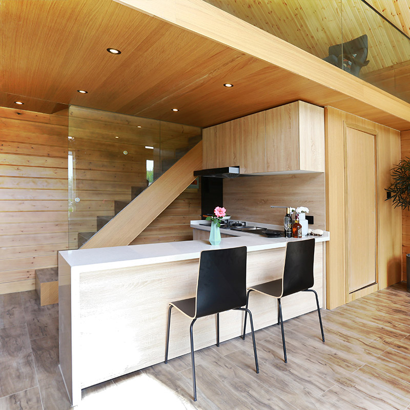 Au/Nzs/USA Standard Light Steel Frame Prefabricated Modern Cabin House Dolomiti