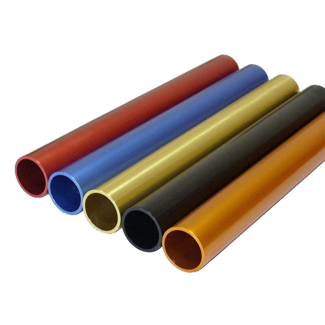 Color Anodized Finished Customized Size Aluminum Tube Pipe
