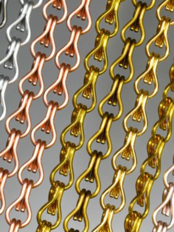 Decorative Spiral Coil Steel Wire Mesh Metal Curtain