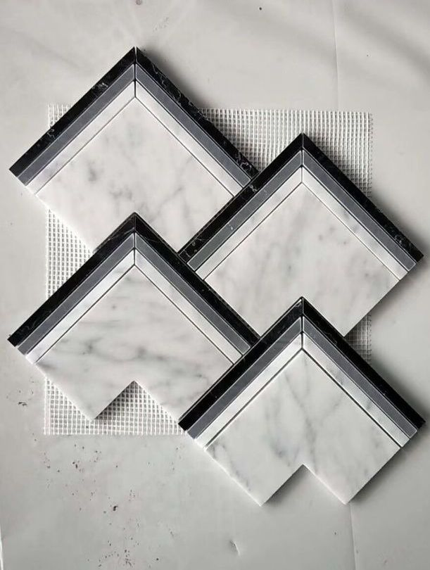 China Fctory Natural Stone Marble Mosaic Tiles for Bathroom Floor Tile Design