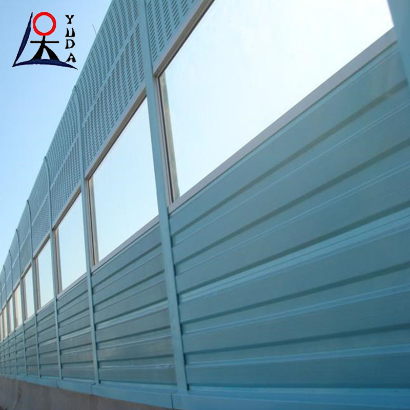 Construction Noise Reduction Fencing Wall Road Metal Noise Barrier Panels