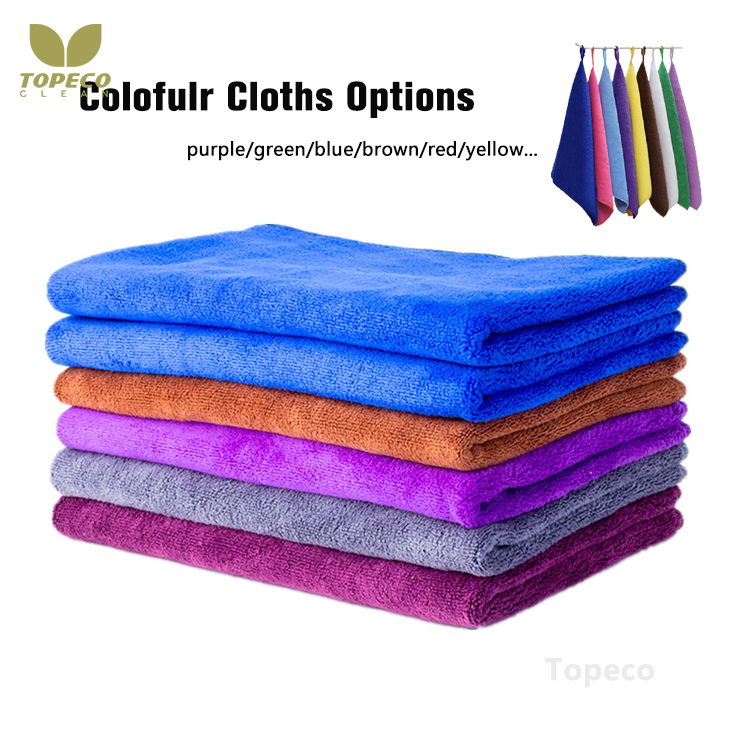 Topeco Auto Detailing Washing Kitchen Cleaning Cloth All Purposes Microfiber Towel
