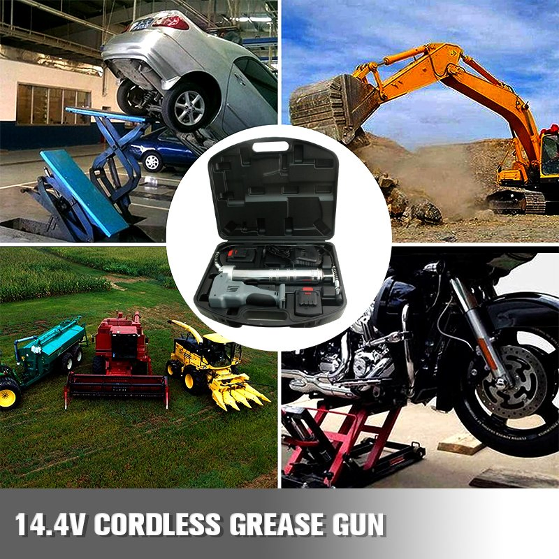 Аккумуляторная маслёнка 14.4V с быстрой зарядкой