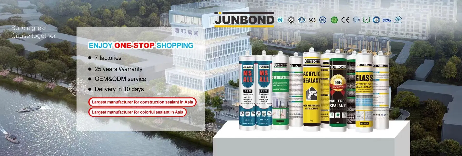 RTV Neutral Oxime Type Fireproof, Fire Retardant, Flame Retardant Silicone Sealant for Windows and Glass Construction