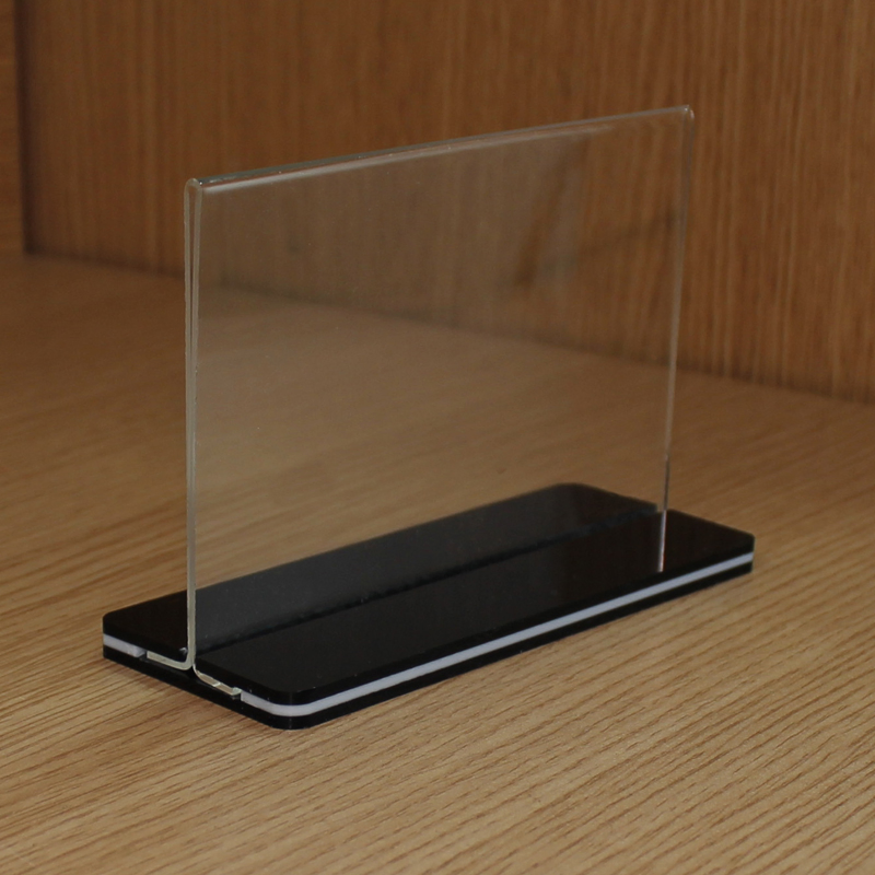 Price Label Card Display Holder with Insert Base