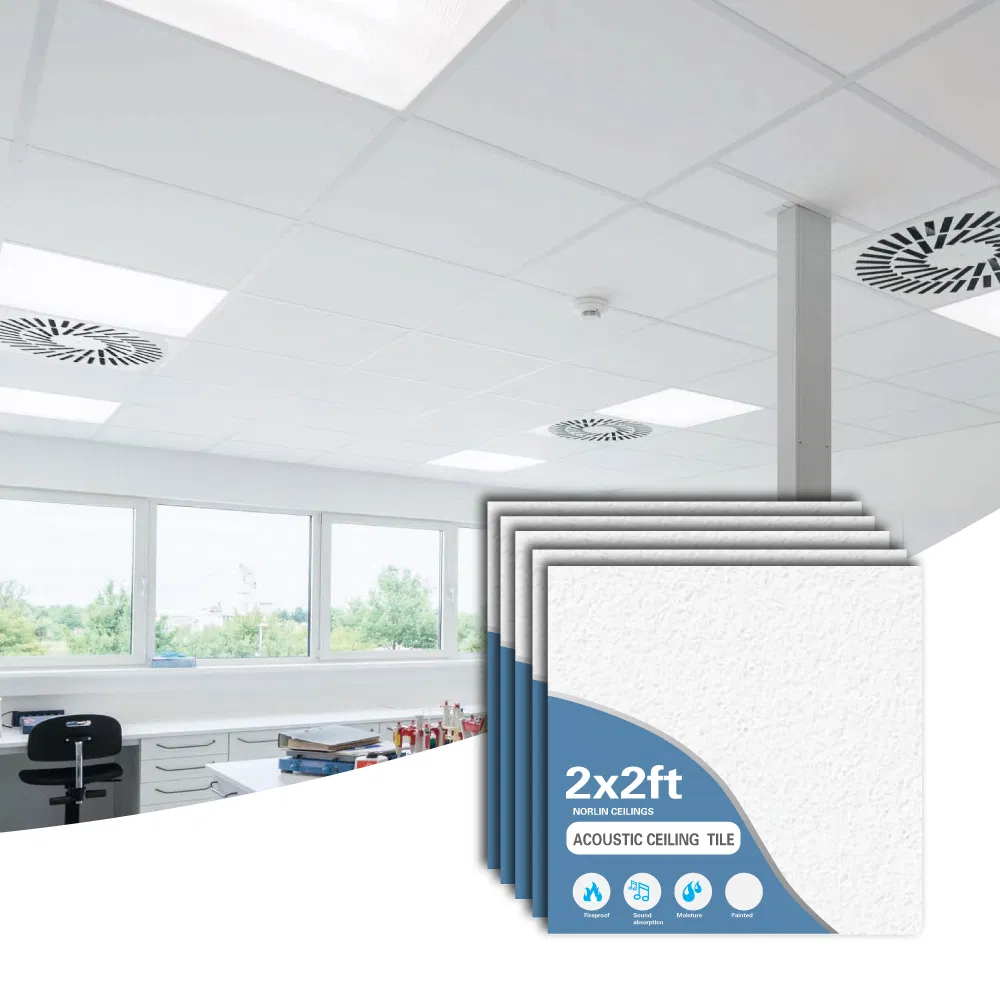 Fiberglass Acoustic Ceiling Panels 2X2FT