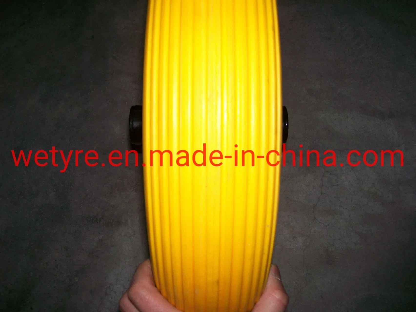 Good Quality Non-Flatable High Load Capacity Durable PU Foam Wheel (3.00-8)