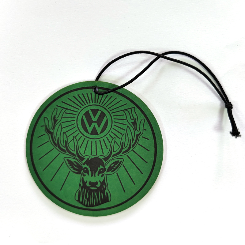 Custom Design Decorative Auto Hanging Perfume Paper Air Freshener