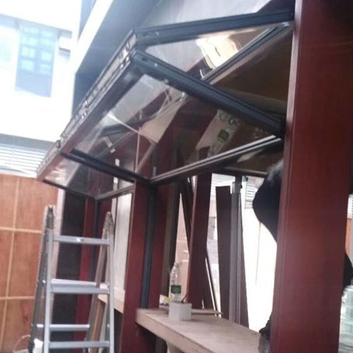 Accordion Sliding Glass Windows Collapsible Window Glass Panel Bifold Windows