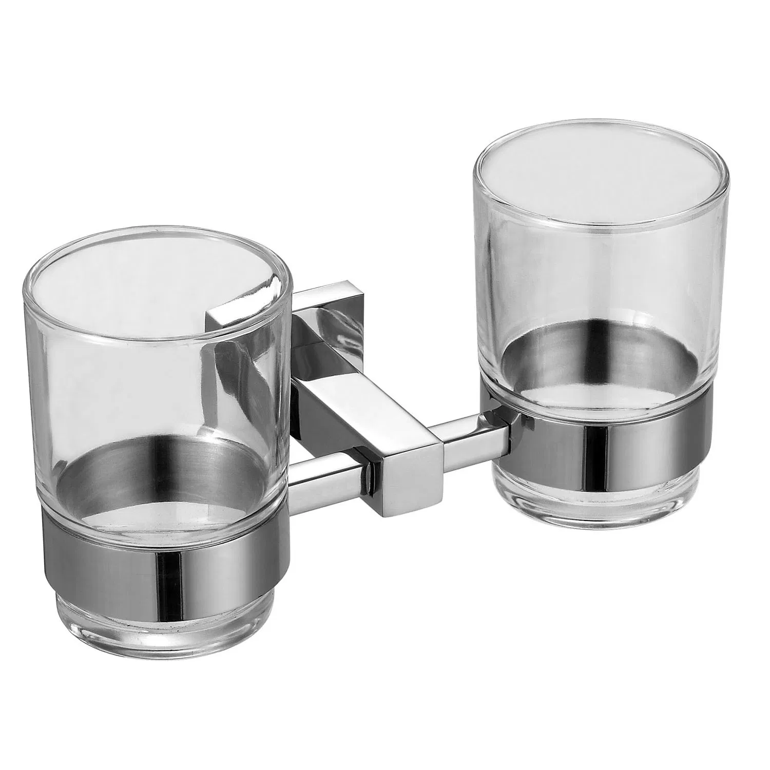 Bathroom Accessories Single Tumbler Toothbrush Holder Set with Glass Cup