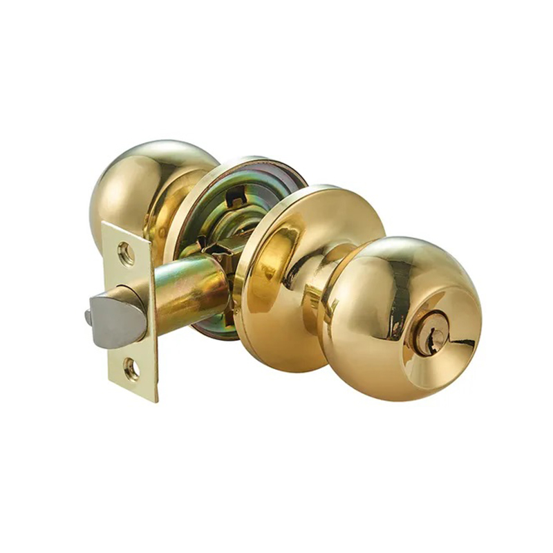 Circular Stainless Steel Door Handle Safety Indoor Door Lock