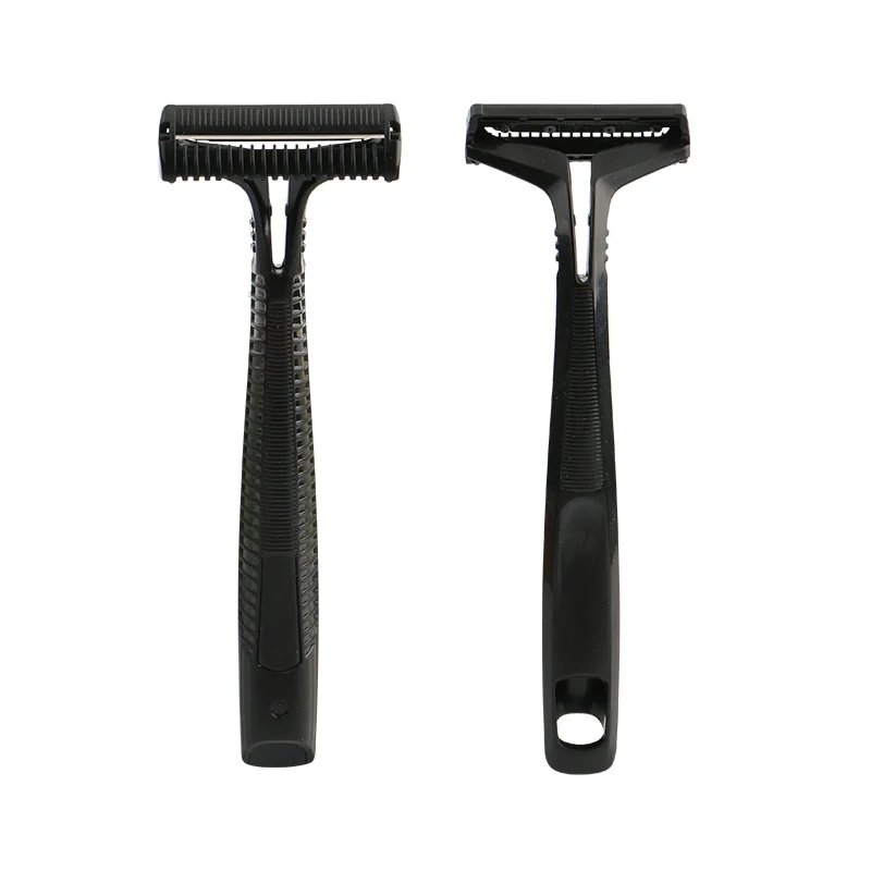 Single Blade Safety Guard Razor for Coarse/Curly Hair - Anti Bumps & Irritation, Pivoting Head Razor