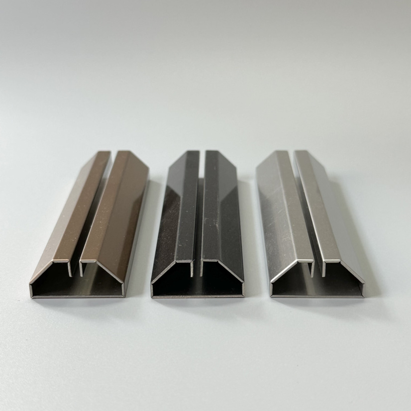 High Quality Decorative Stainless Steel Tile Accessories Metal Flat Tile Trim