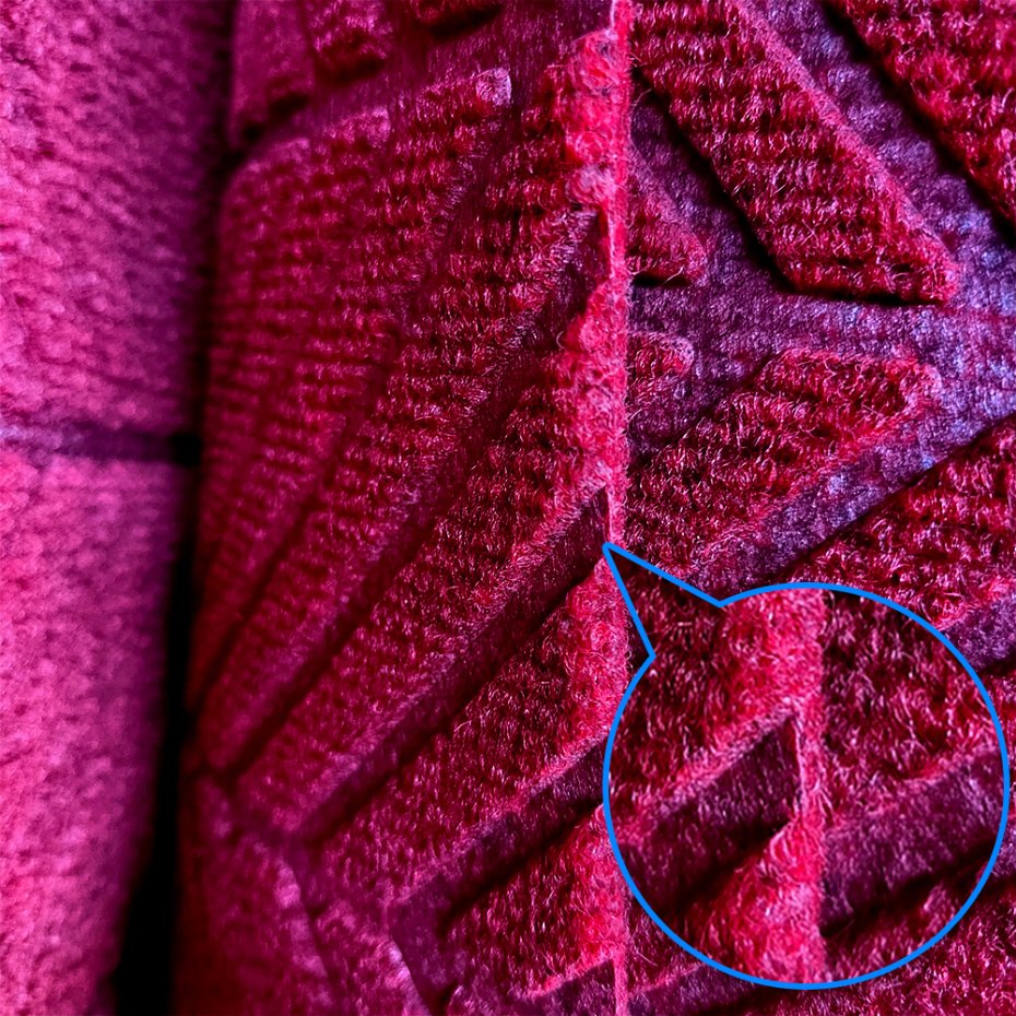 Indoor Polypropylene Cut Loop Door Mat with PVC Backing for Home Hotel