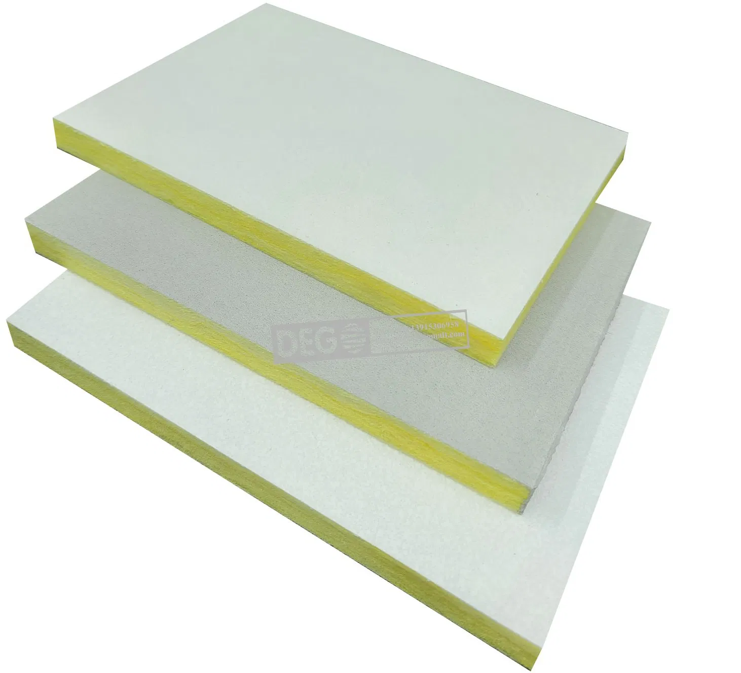 Rock Wool Acoustic Ceiling Panels Sound Absorbing Ceiling Board Material Stonewool Ceilings