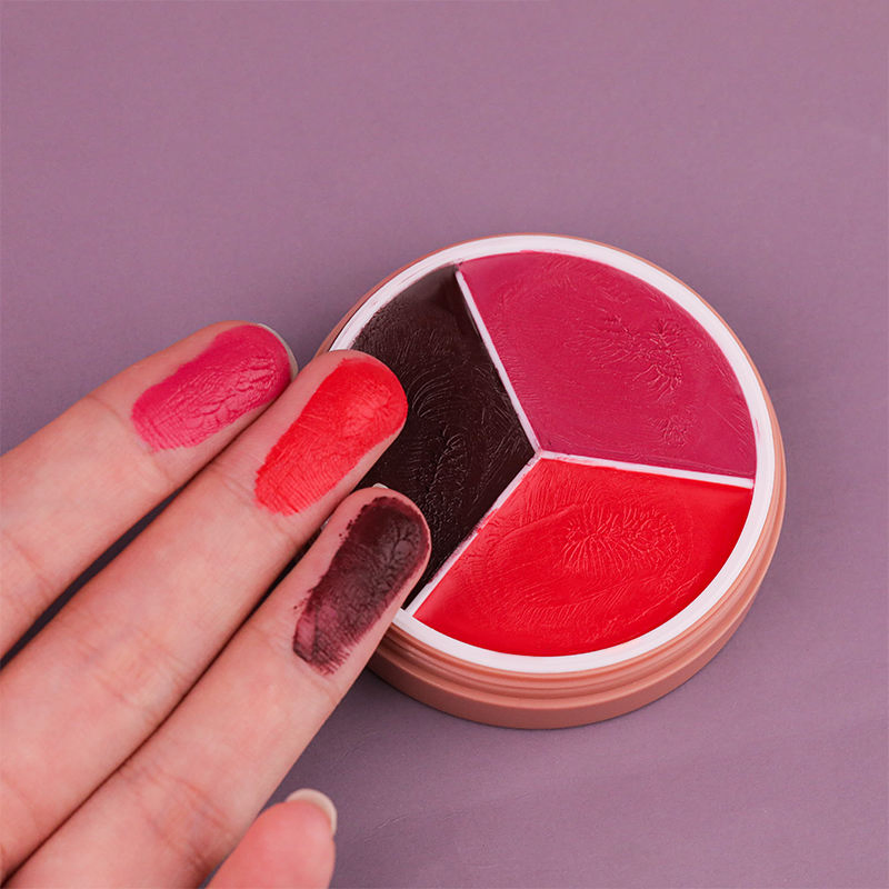 Custom Logo 3-in-1 Blush and Bronze Palette for Beauty Lovers