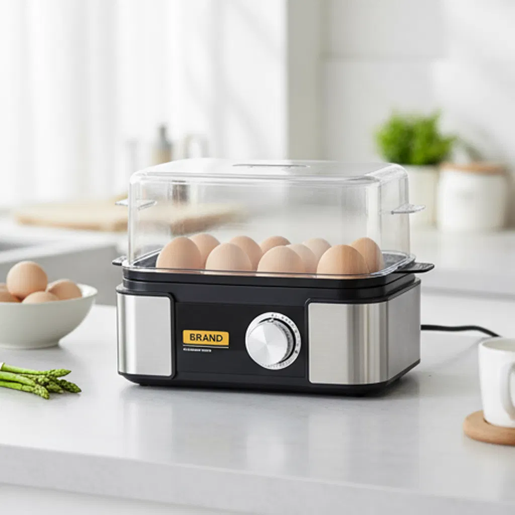 Electric Egg Boiler with Timer for 6 Eggs 400W China Origin