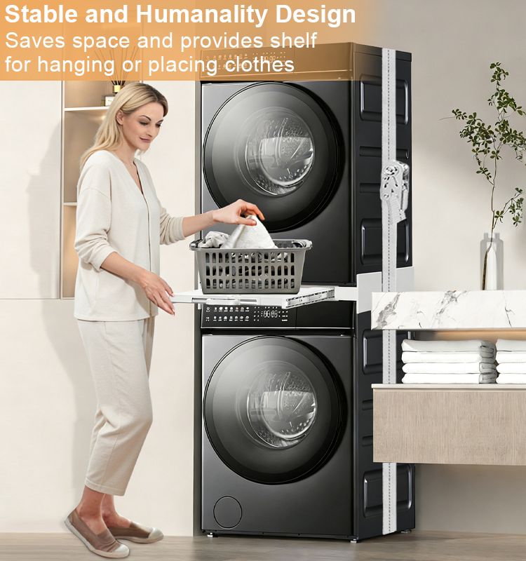 Washing Machine Stacking Kit with Reinforced Frame for Long Use