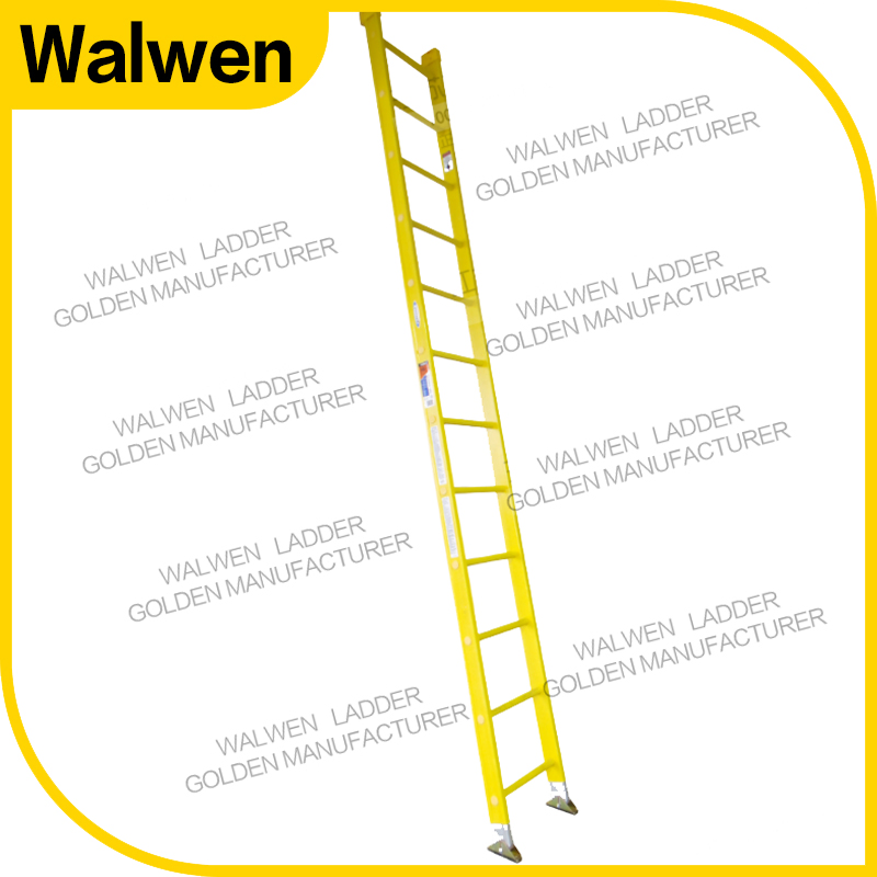 Made in China Fiberglass Insulation Step Ladder Single Straight Ladder