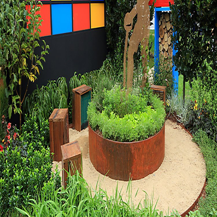 Rusty Garden Edging for Separation/Corten Steel Garden Edging
