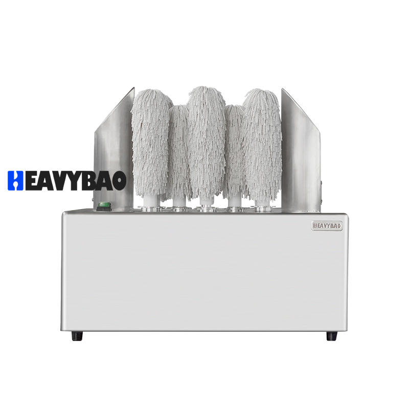 Heavybao Restaurant Hotel Kitchen Equipment Automatic Glass Cup Dryer Polisher Machine