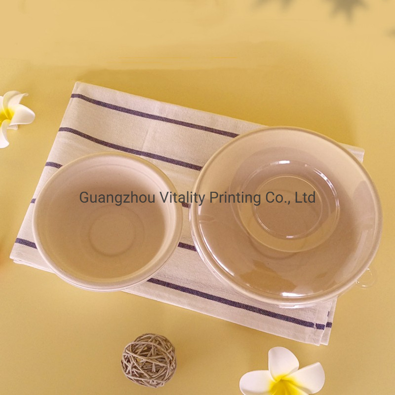 Cheap Disposable Eco-Friendly Biodegradable Sugarcane Bagasse Bowls Salad Bowl Round Soup Takeaway Bowl 350ml 850ml