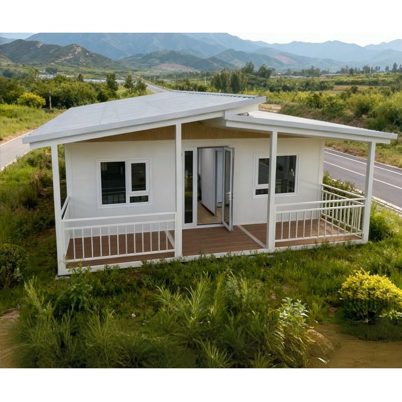 Expandable Prefabricated Villa Prefab Movable Expandable Container Home Portable House with Balcony