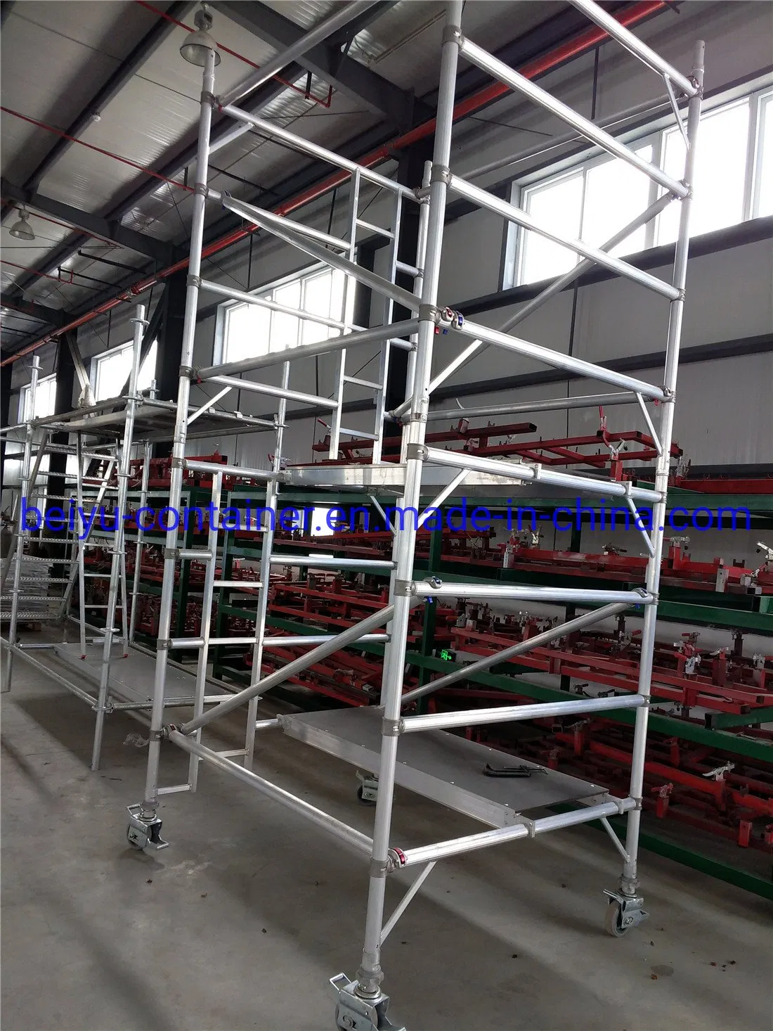 Climbing Ladder of Steel and Al Material