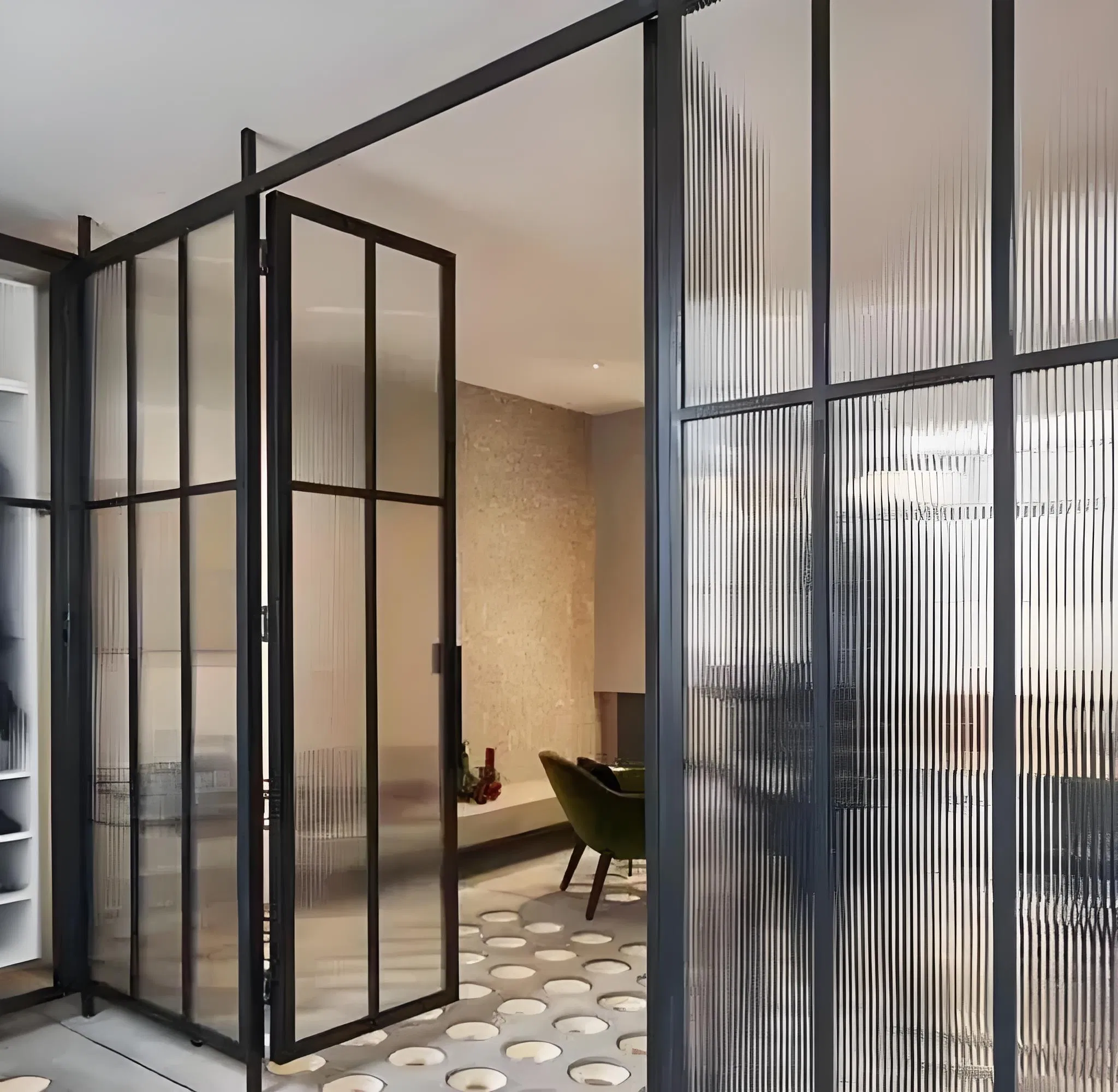 High Quality Wholesale 4mm & 5mm Thickness Nashiji, Millennium, Karatachi, Diamond, Flora, Mistlite Patterned Glass