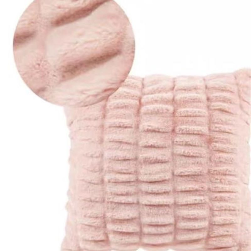 Polyester/Spandex Fake Rabbit Fur Pillow Case Cover Cushion