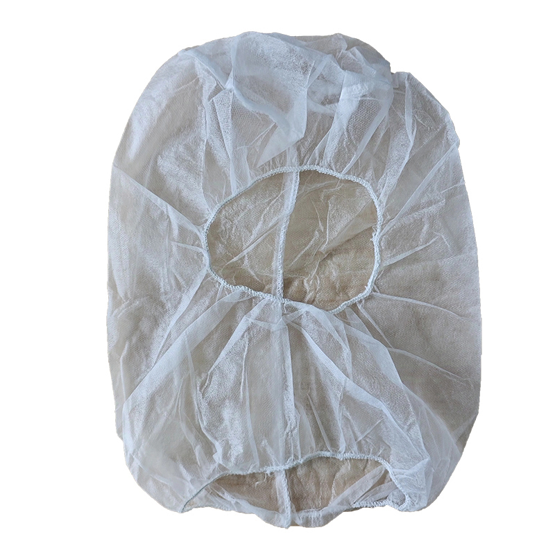 Disposable Ultrasonic PP Non Woven Bouffant Cap White Astronaut Cap