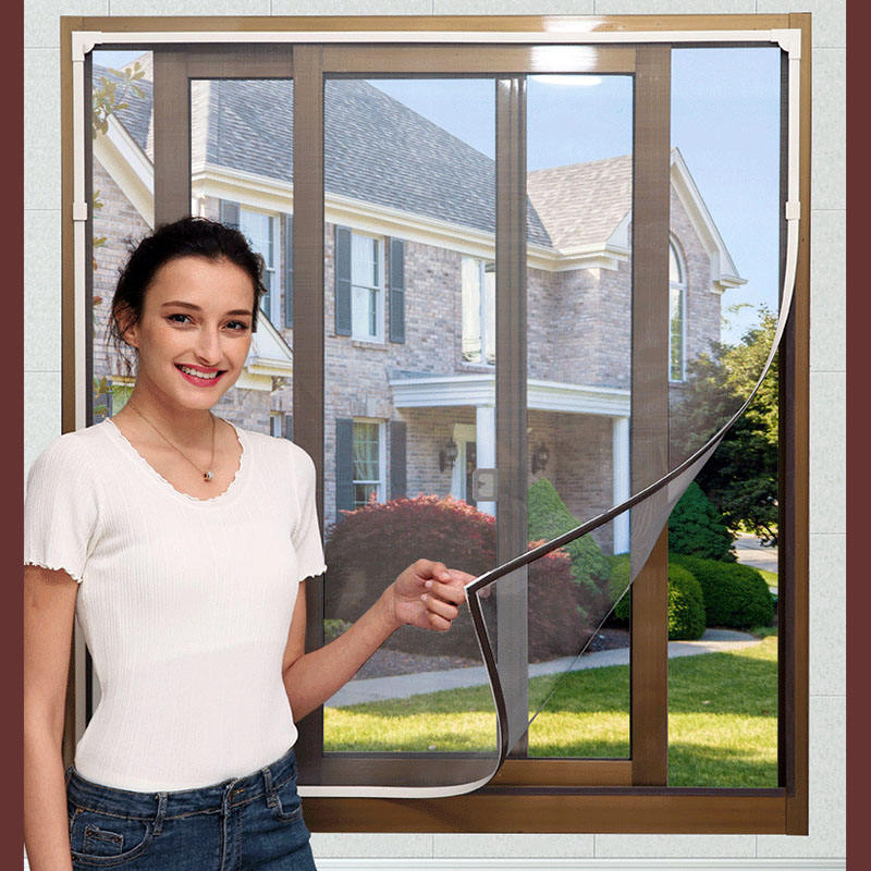 Black Coated Anti Theft SS304 316 Security Stainless Steel Wire Mesh Window Door Fly Screen