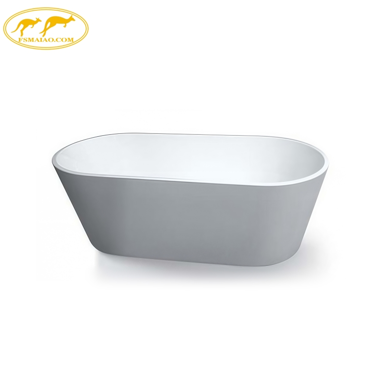 Sanitary Wares Oval Acrylic Freestanding Customized Colors Luxury Bath Tubs Ba-8202b