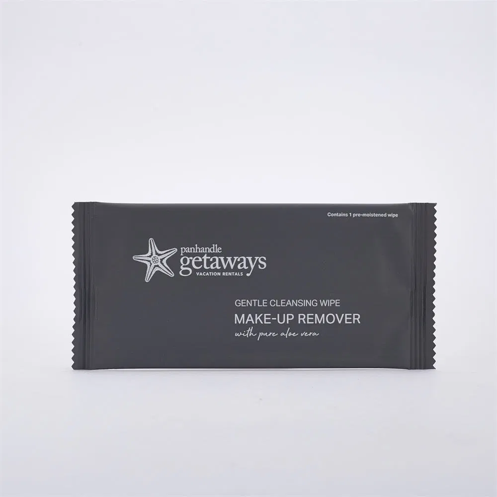 Customized Logo Disposable Wet Wipes for Face Hand Mouth Cleaning Individually Packed Hotel Amenities