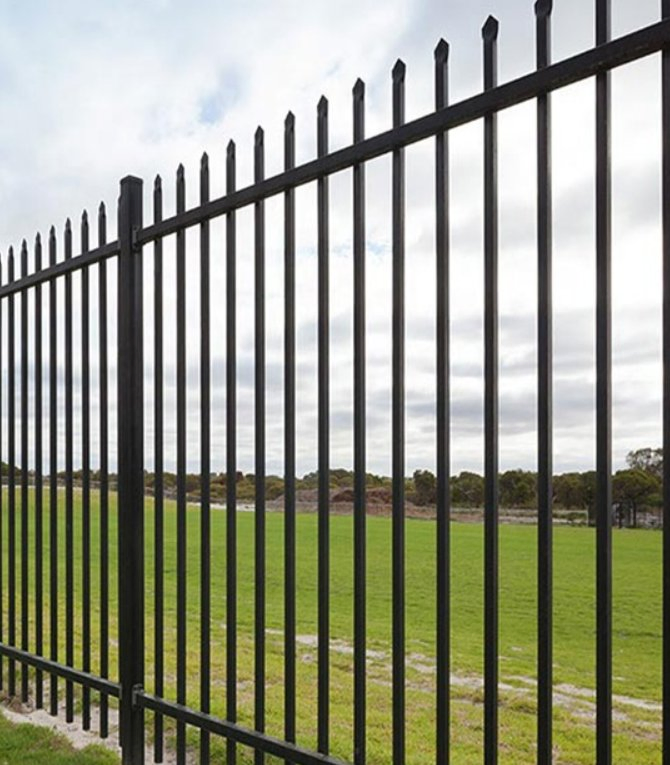 Powder Coating Outdoor Garden Fence Steel Picket Fence Galvanized Steel Matting Fence Stretch Fencing Panel Outdoor Fence Outdoor Fence Panel Farm Fence