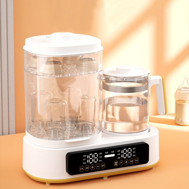 Intelligent 3 in 1 Milk Boiler Kettle Milk Conditioner Baby Bottle Warmer and Sterilizer with Dryer