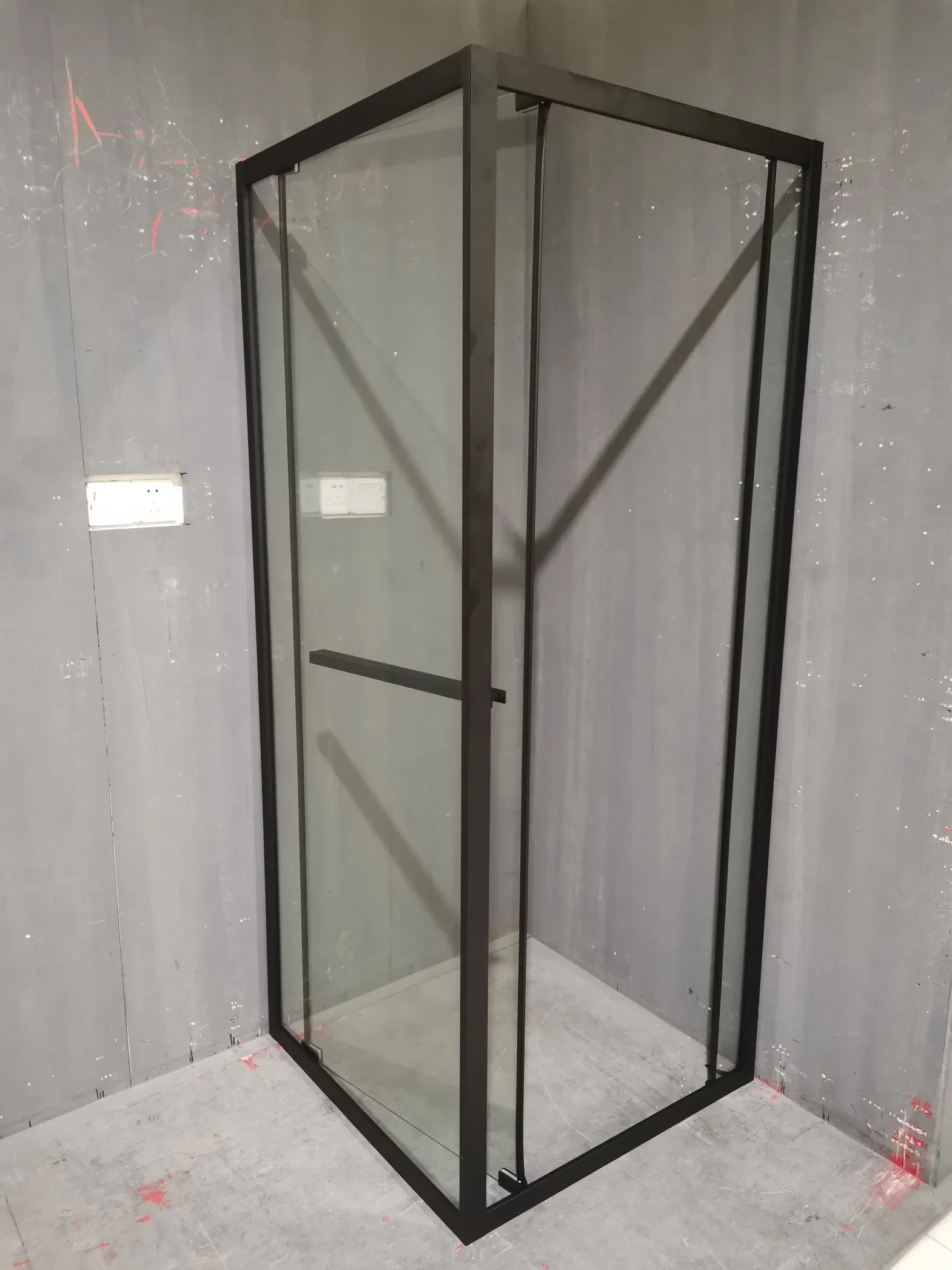 Customizable Shower Room with Sliding Door for Hotel and Apartment Use