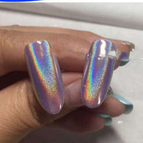 Shiny Laser Rainbow Holographic Mirror Holo Chrome Pigment