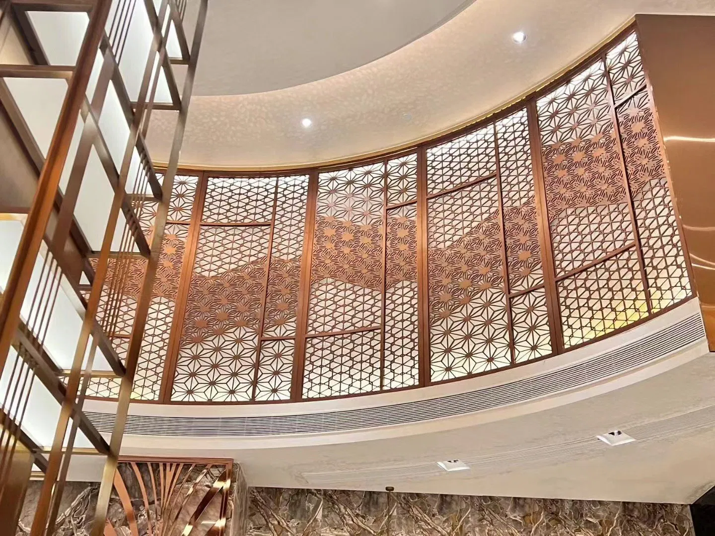 Art Room Metal Divider Stainless Steel Mesh Screen for Home/Villa Interior Partition