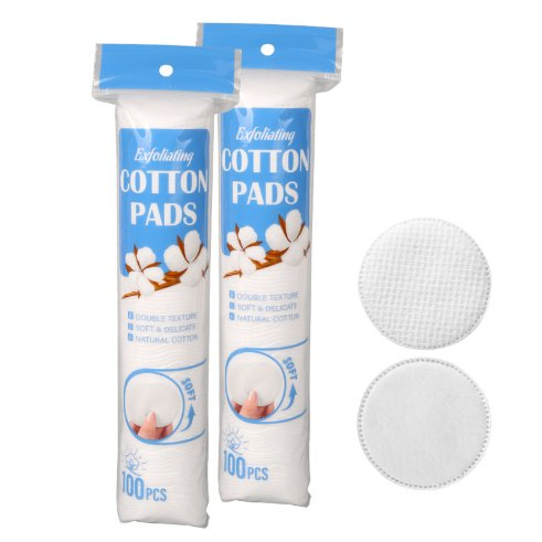 Premium 100PCS Disposable Coarse Gauze Cotton Pads for Makeup Removal