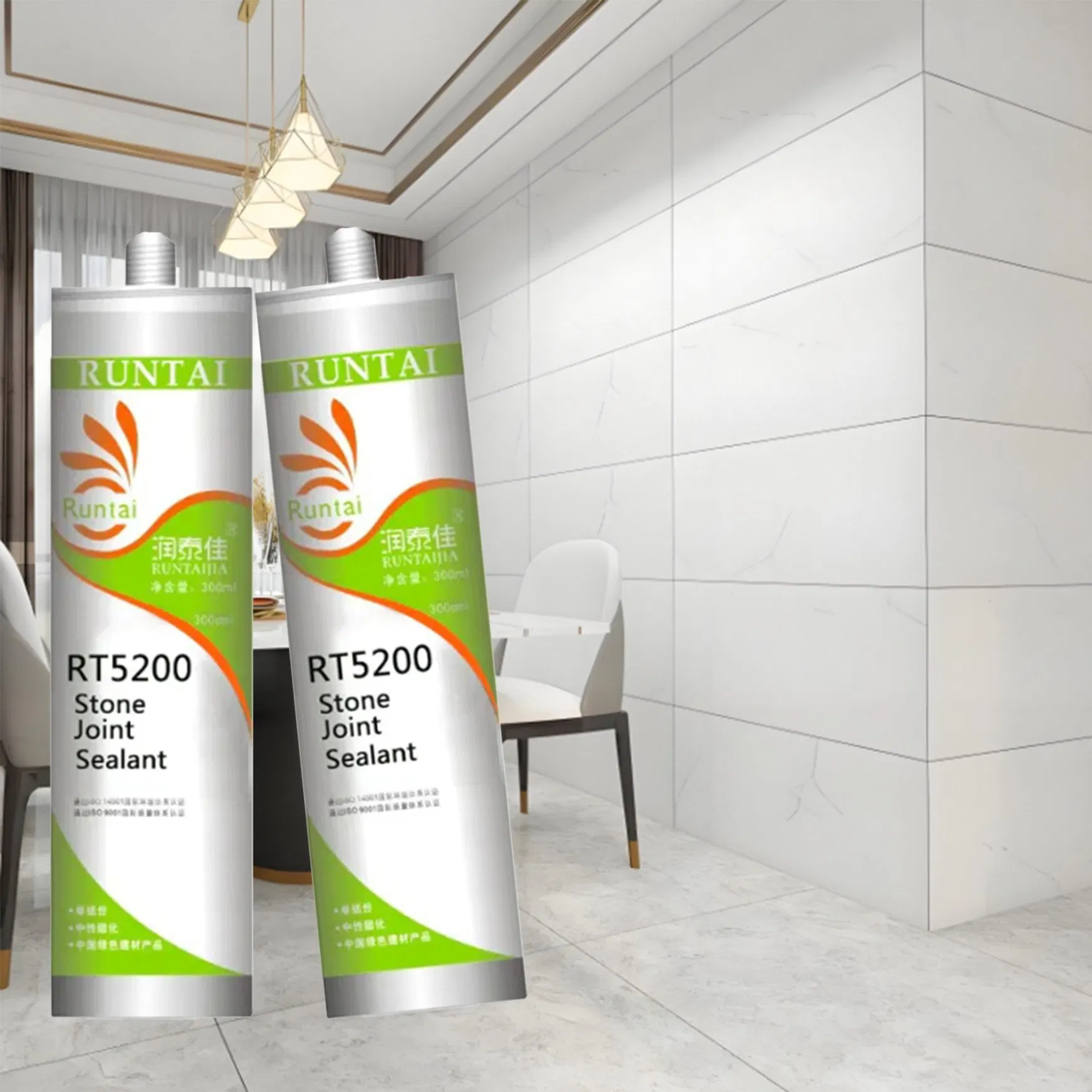 Runtai Excellent Strength Silicone Sealant for Marble No Corrosion Stone Adhesive