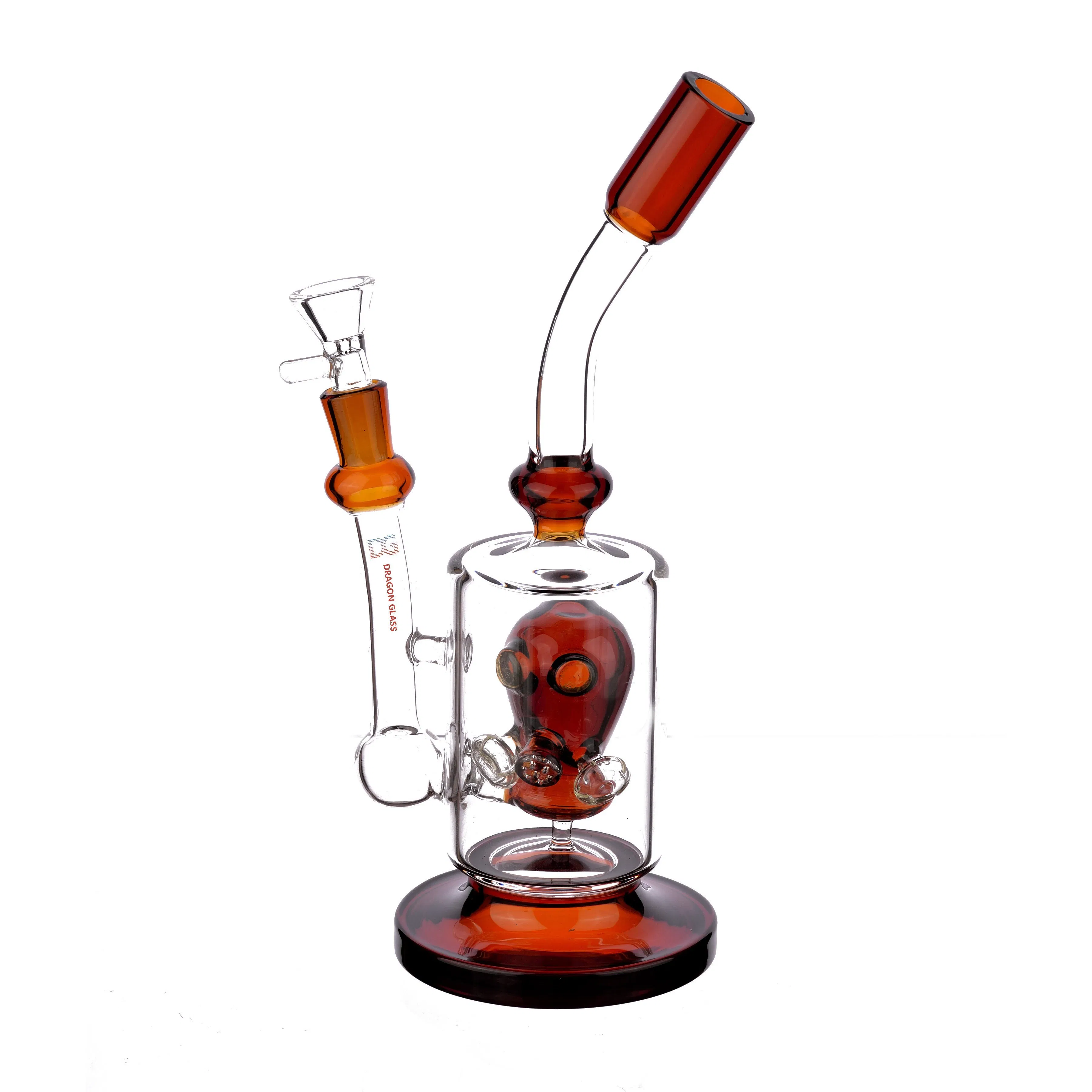 Hbking Colorful USA Decoration Glass Water Smoking Pipe with Nice Perc Glass Water Pipe
