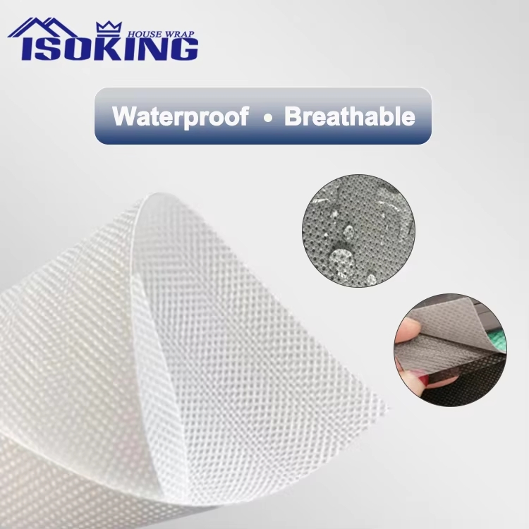 Isoking High-Performance Waterproof Breathable Membrane for Industrial Civil Buildings Roof Wall Shed Long-Term Protection