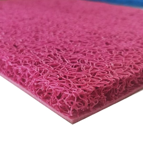 China Factory Supply Top Quality Black Color 12mm Plastic Home Decoration PVC Vinyl Kitchen Mat with Cushion Design