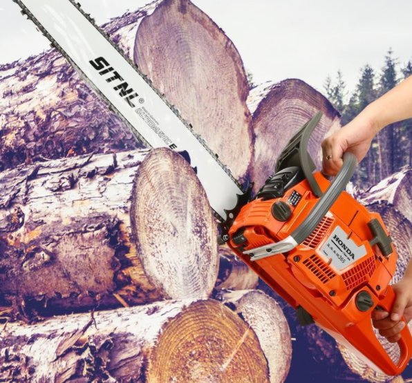 New Professional Power Gasoline Chainsaw for Wood Cutting