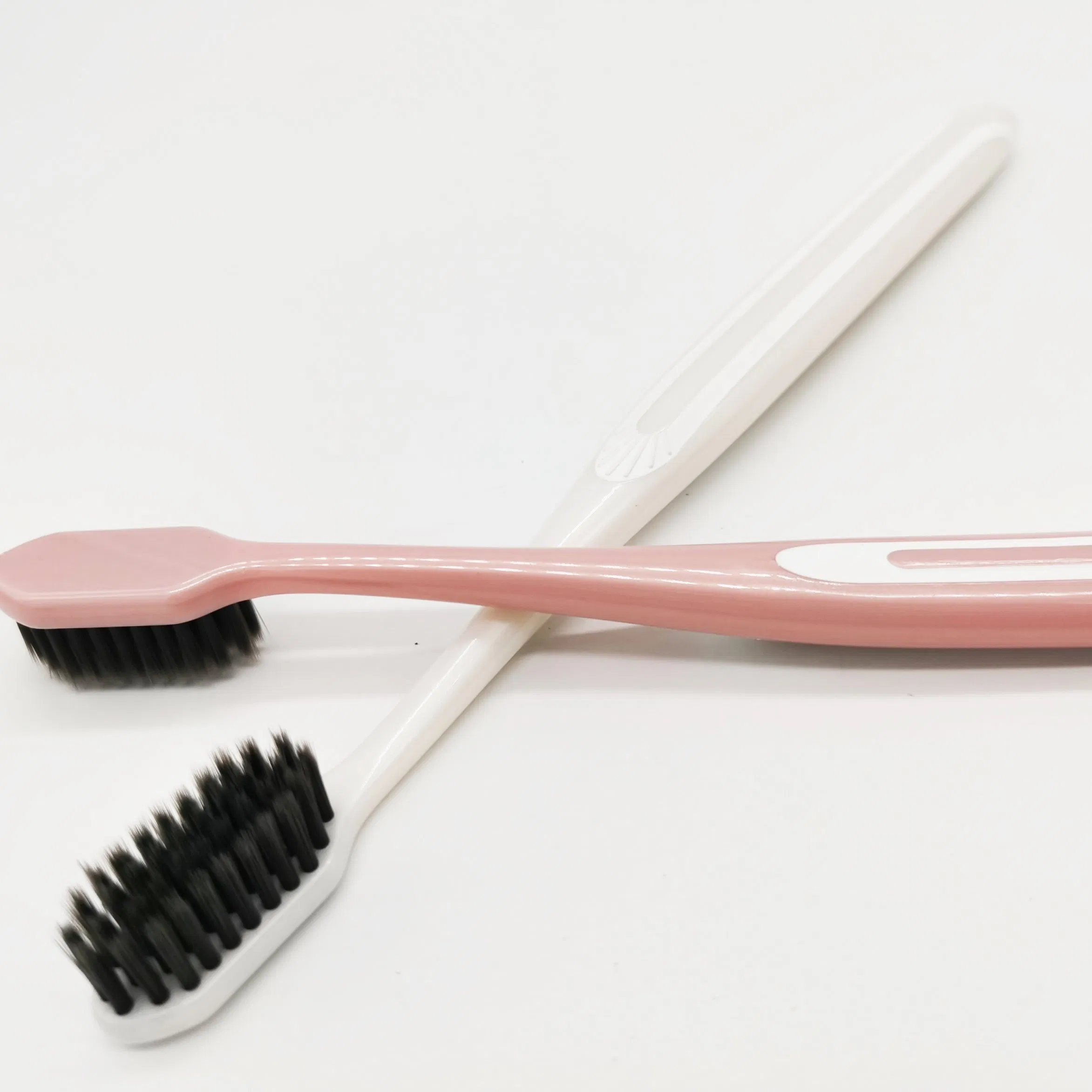 Adult Toothbrush with Binchotan Bristles 2 in 1 Economy Pack