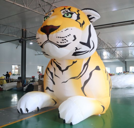 Boyi Giant Inflatable Advertising Animal Cartoon Tiger