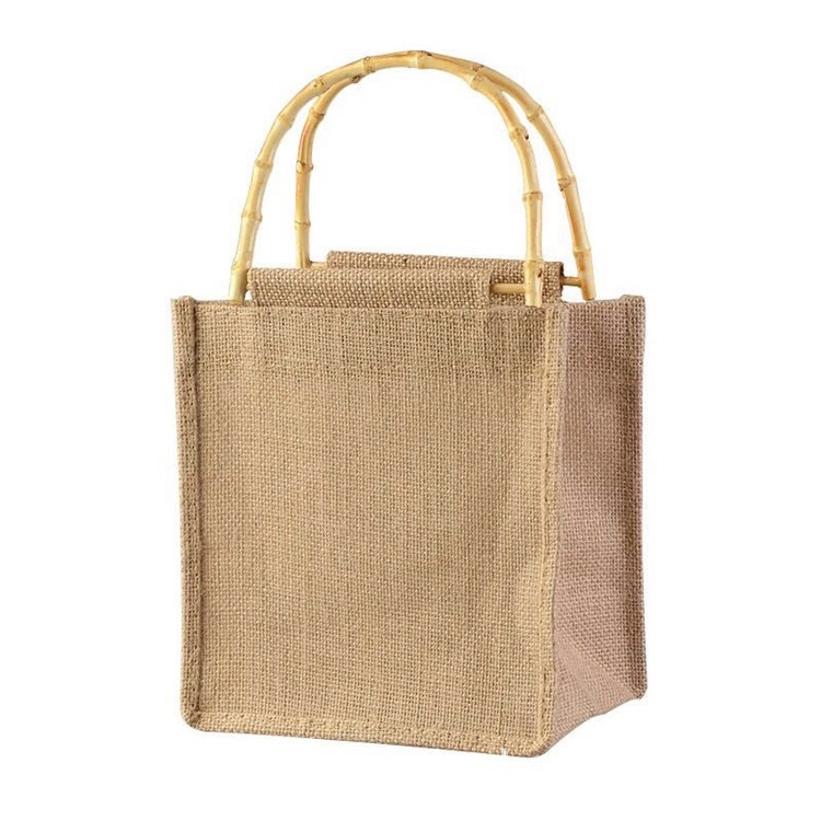 Jute Storage Bin Eco Friendly Laundry Basket Bathroom Organizer Bedroom Container